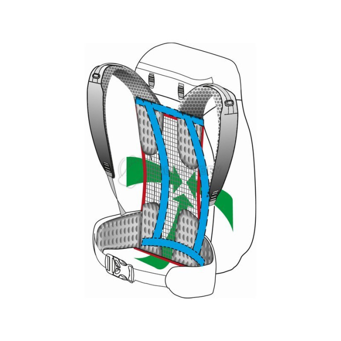 Рюкзак спортивний Ferrino Zephyr HBS 22 + 3 Black (925746) 