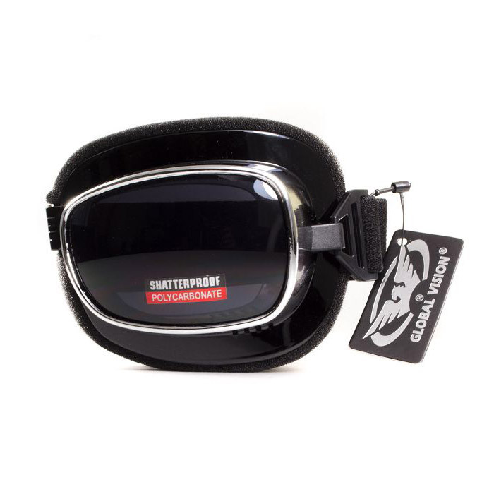 Окуляри Global Vision Retro Joe (gray) чорні 