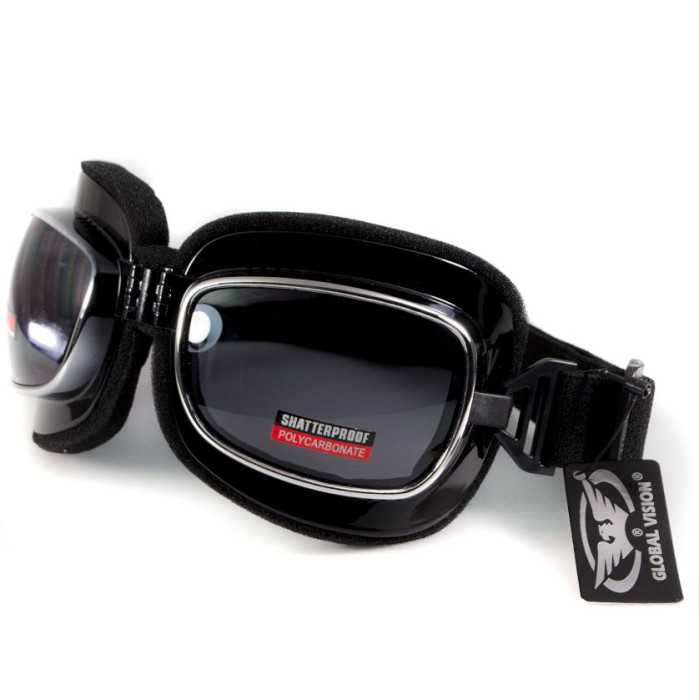Окуляри Global Vision Retro Joe (gray) чорні 