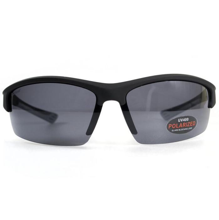 Окуляри BluWater Daytona - 1 Polarized (gray) чорні 