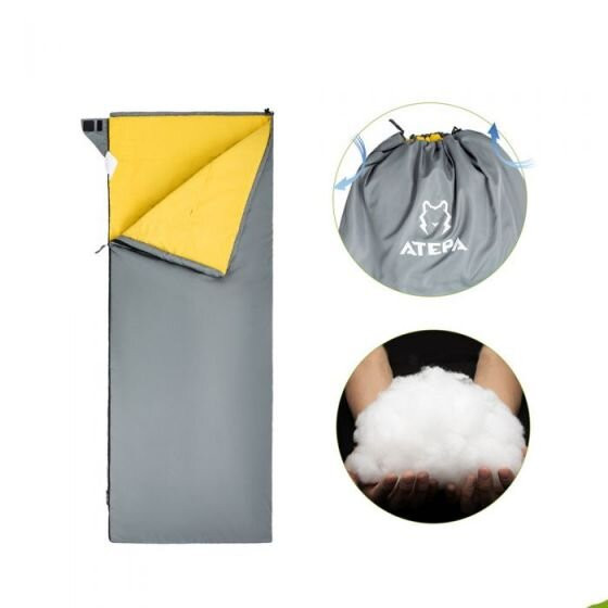 Спальний мішок Atepa LIGHT 1200 (AS2003) R GREY 