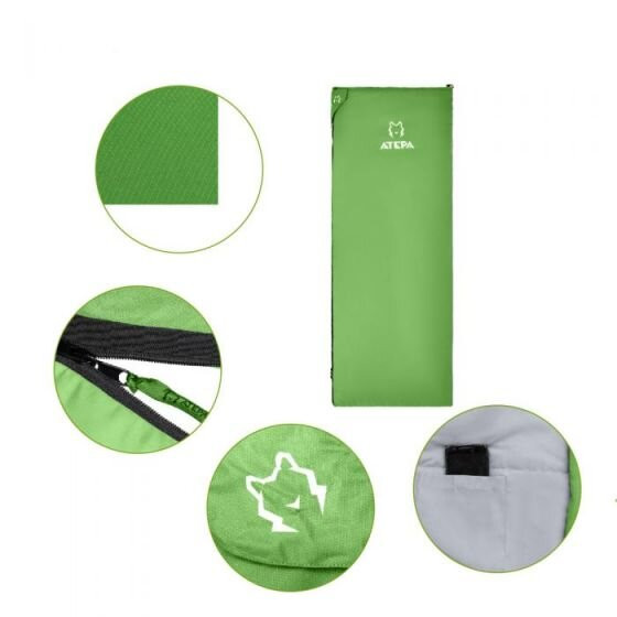 Спальний мішок Atepa LIGHT 1200 (AS2003) R GREY 