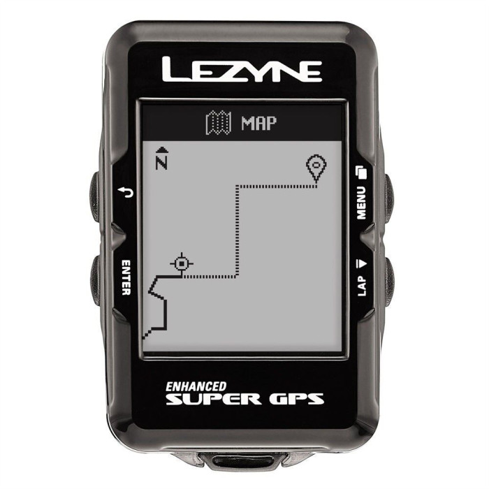 Комп'ютер Lezyne SUPER GPS HRSC LOADED Y12 чорний 