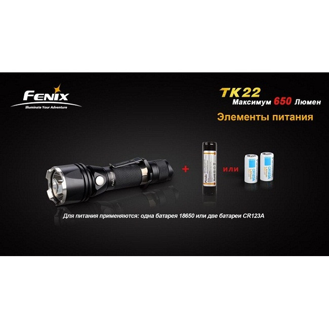 Підствольний Ліхтар Fenix TK22 Cree XM-L (U2) 