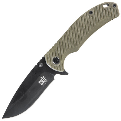 Ніж Skif міцний G-10 /Чорний зелений 420f