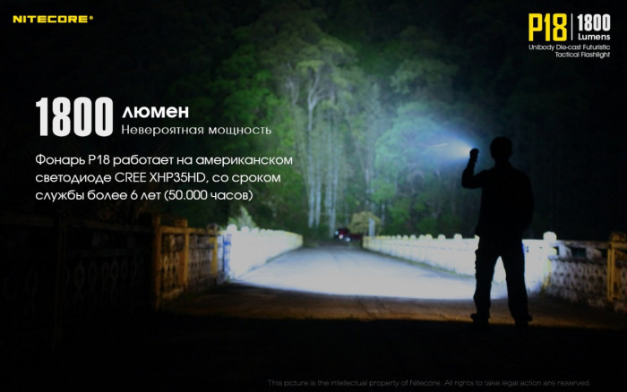 Ліхтар Nitecore P18 