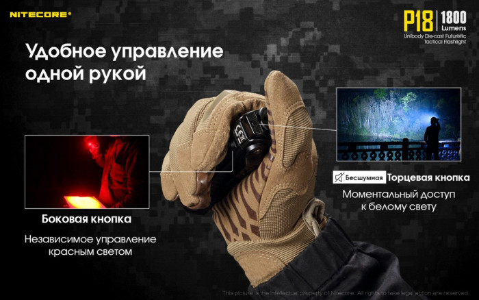 Ліхтар Nitecore P18 