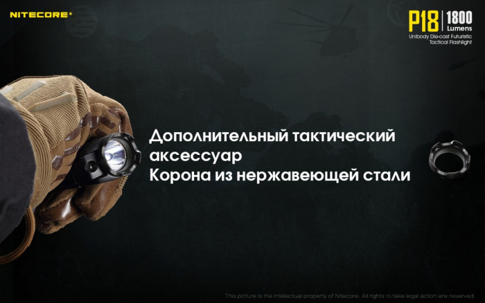 Ліхтар Nitecore P18 