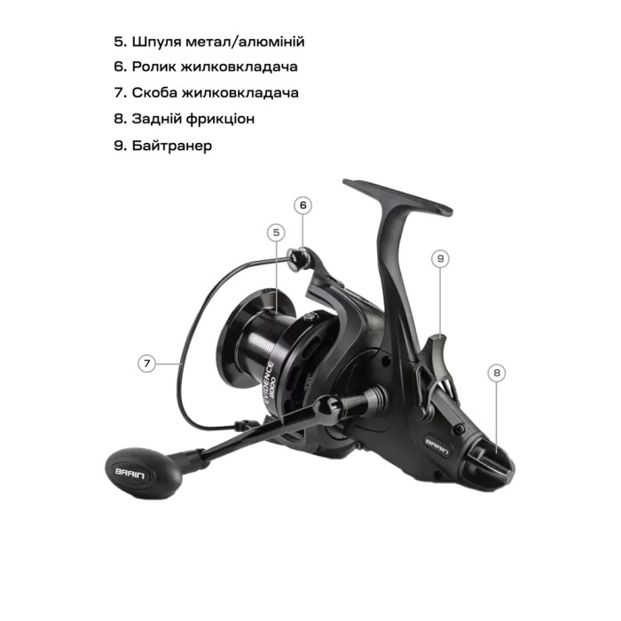 Котушка Brain Evidence 7000S 9+1BB 4.7:1 
