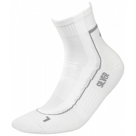 Термошкарпетки InMove Runner Deodorant білий з світло-сірим, 38-40 