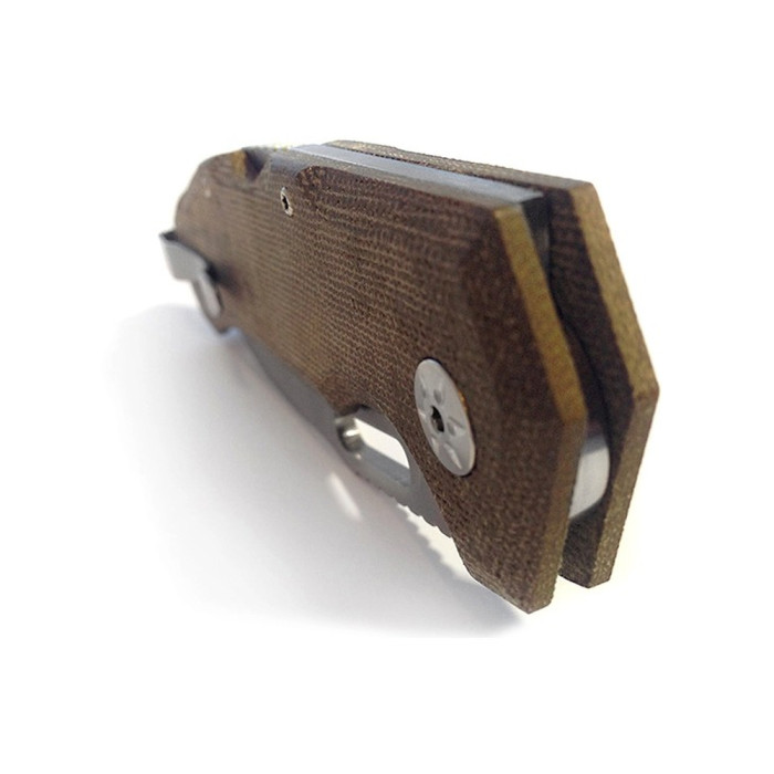 Ніж Maserin Nimrod, M390, мікарта, коричневий 