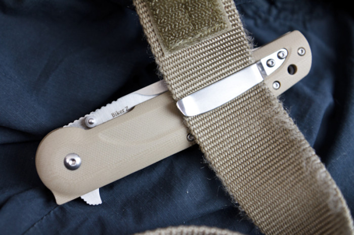 Ніж Kizlyar Supreme Biker-Z сатин, сталь 440C 