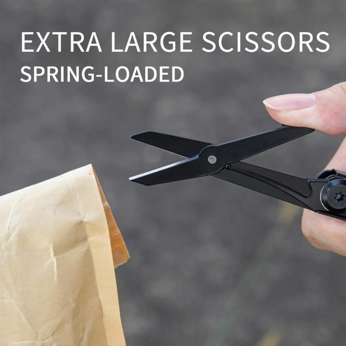 Ніж-мультитул Rocktol 12-в-1 в шкіряному чохлі 