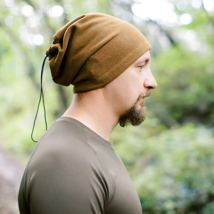 Пов'язка флісова Tribe Neck Warmer з затяжкою T-KF-0020 OS, coyote 