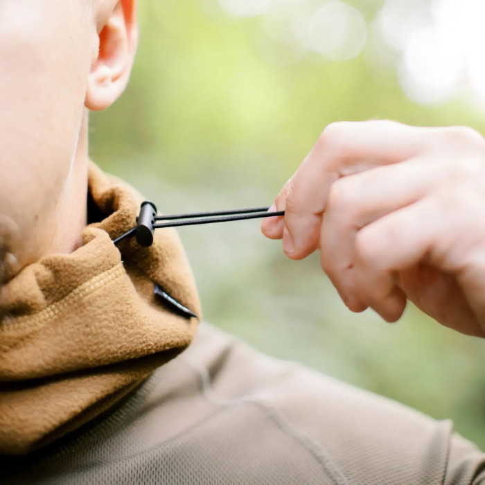 Пов'язка флісова Tribe Neck Warmer з затяжкою T-KF-0020 OS, coyote 