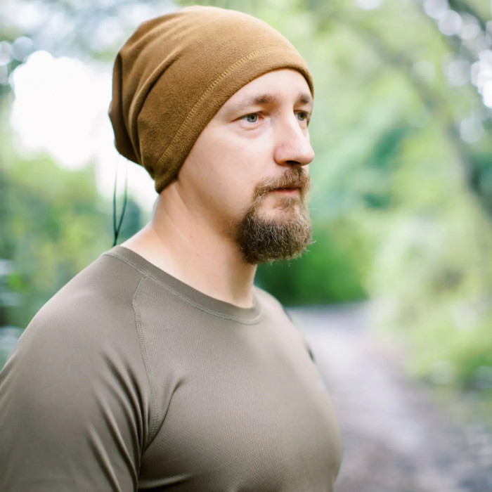 Пов'язка флісова Tribe Neck Warmer з затяжкою T-KF-0020 OS, coyote 