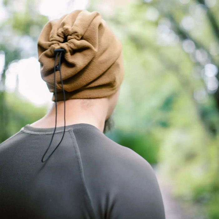 Пов'язка флісова Tribe Neck Warmer з затяжкою T-KF-0020 OS, coyote 