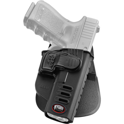 Кобура Fobus Для Glock-17/19 з кріпленням на ремінь поворотна замок на скобі (GLCH LH BH RT)