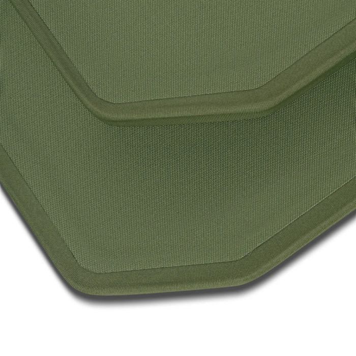 Комплект бронеплит керамічних Ukrarmor 6 клас, 5,6 кг, M, Олива комплект 