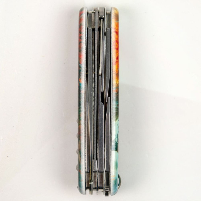 Складаний ніж Victorinox HUNTSMAN ZODIAC Бойовий дракон 1.3713.7.Z3230p 