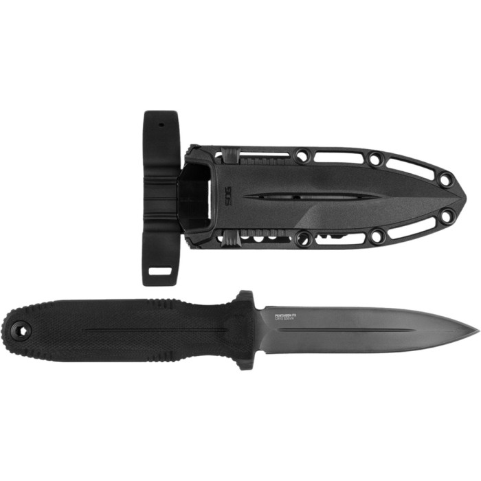 Ніж SOG Pentagon FX, Black Out (SOG 17-61-01-57) 