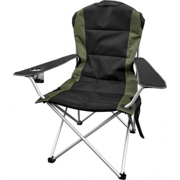 Складне крісло Time Eco ТЕ - 15 SD, чорно-зелене 