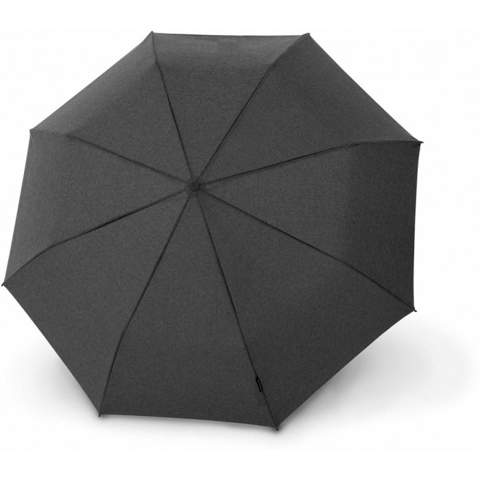 Парасоля Knirps C.241 Melange Black Авто / Складана / 8 спиць / D100x30см