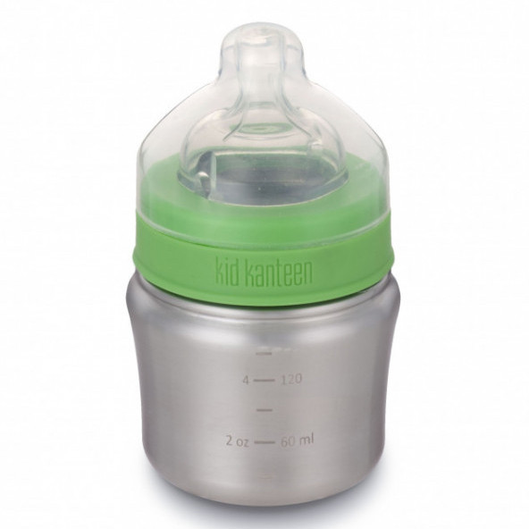 Пляшечка для годування Kid Kanteen Baby Bottle Brushed Stainless 148 ml 