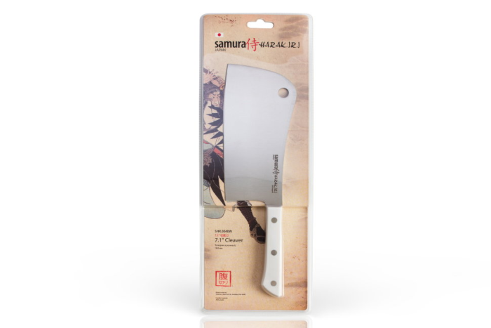Ніж-топірець Samura Harakiri кухонний для м'яса, 180 мм, SHR-0040W 