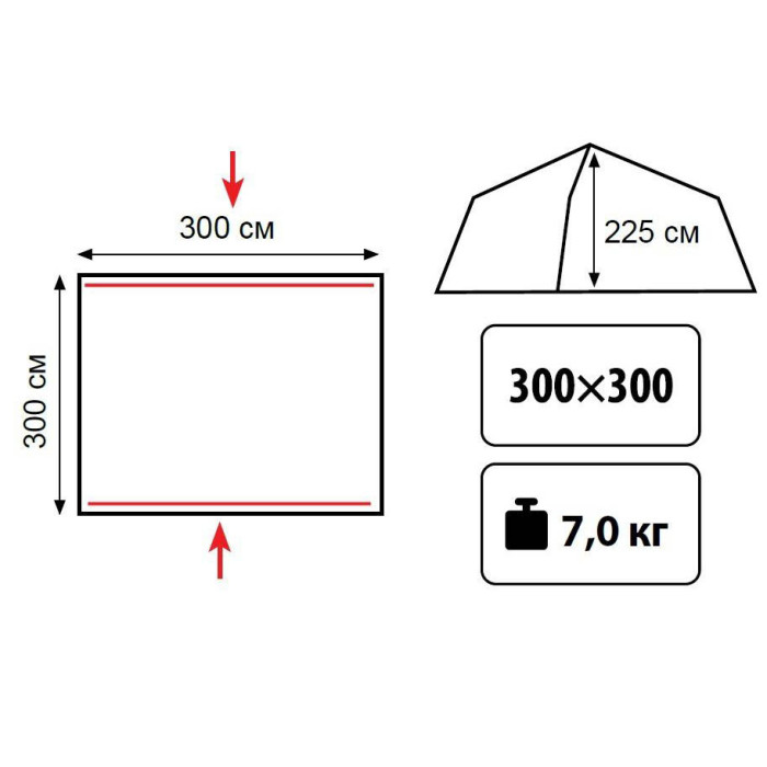 Намет Tramp Bungalow TLT-015.06 