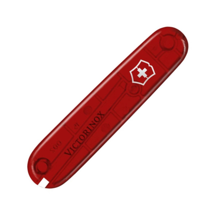 Накладка ручки ножа перед. red traslucent with Logo (91мм), VxC3600.T3 