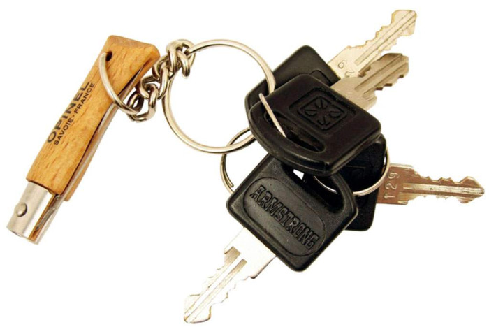 Ніж-брелок Opinel Keychain №2 Inox (000065) 