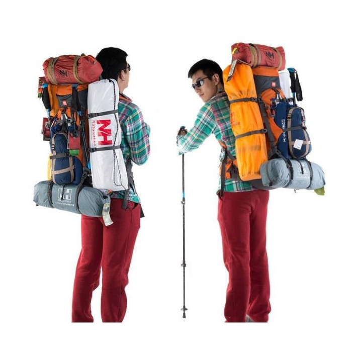 Рюкзак трекінговий Naturehike 70 л bright orange NH70B070-B 