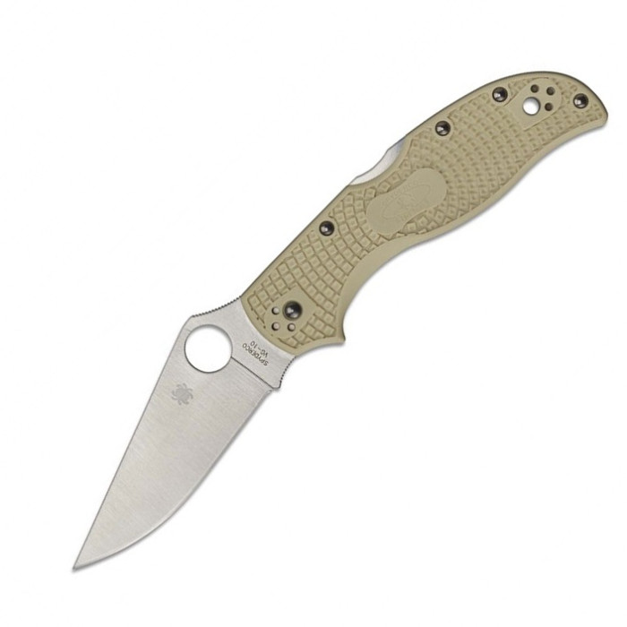 Ніж спринтерський біг Spyderco Stretch 2 з прямим хребтом кольору слонової кістки (C90FPIV2) 