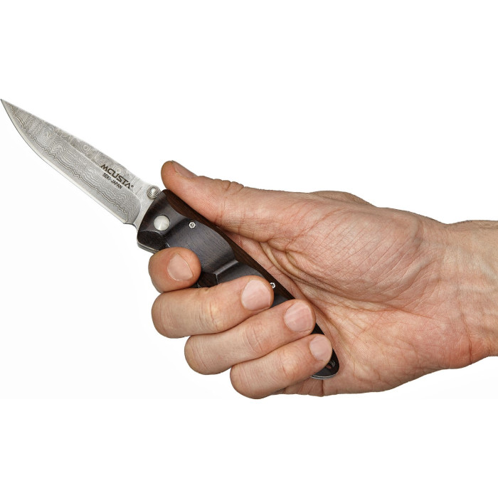 Ніж Mcusta New Wave Дамаск, чорне дерево (MC-0023D) 