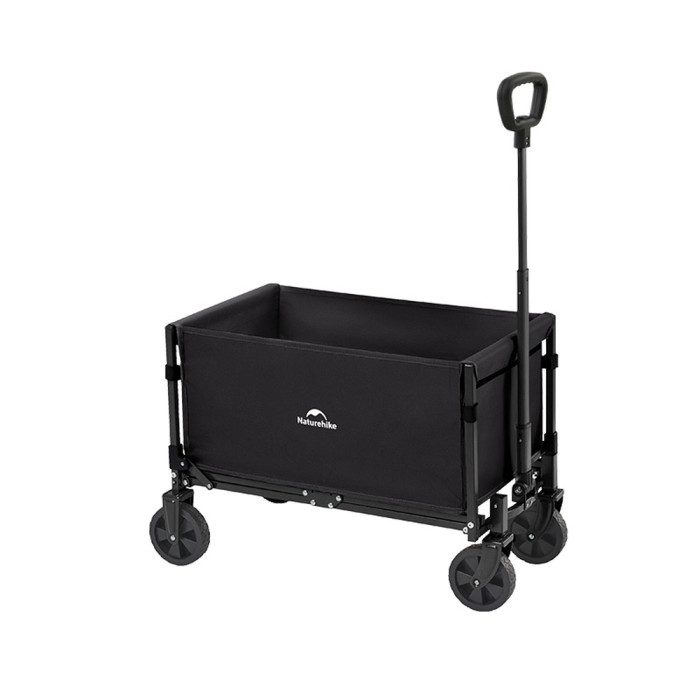 Складаний легкий кемпінговий візочок Naturehike CNK2350JJ012, 50 л, чорний 