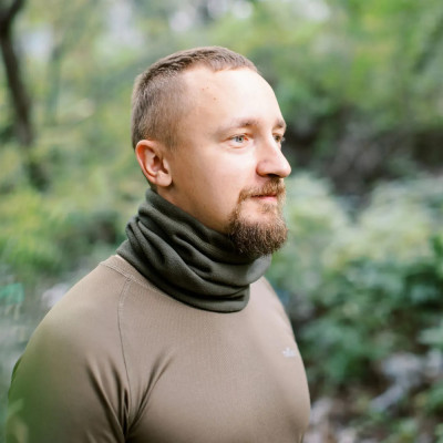 Пов'язка флісова Tribe Neck Warmer з затяжкою T-KF-0020 OS, olive