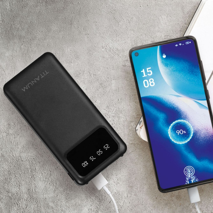 Повербанк 20000mAh TITANUM OL22 Black 