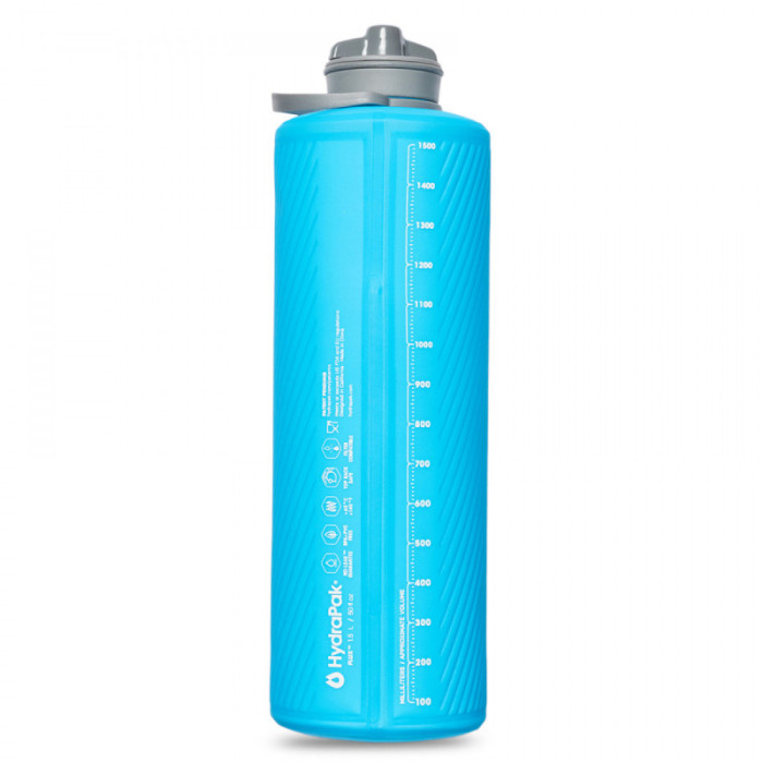 М'яка пляшка HydraPak Flux 1.5 л Malibu Blue 