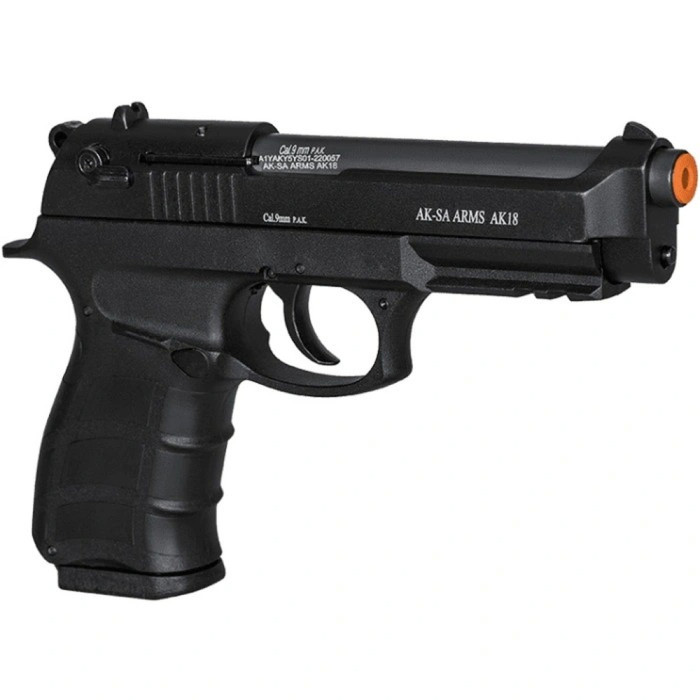 Пістолет сигнальний Aksa Arms AK18 CC-01 cal.9 PAK (Beretta PX4 Storm) Black 