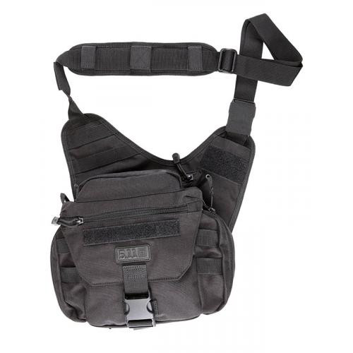 Сумка-кобура тактична Оперативна плечова 5.11 Tactical Push Pack, чорна (56037) (Copy) 