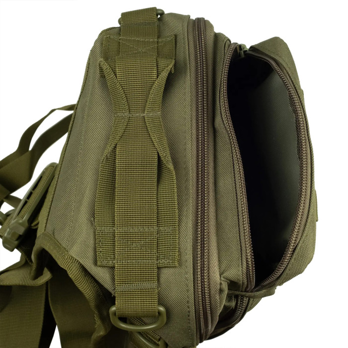 Сумка через плече Tribe Sling Pack 6,5 L T-IE-0003, olive 