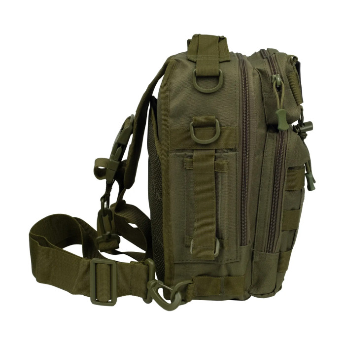 Сумка через плече Tribe Sling Pack 6,5 L T-IE-0003, olive 