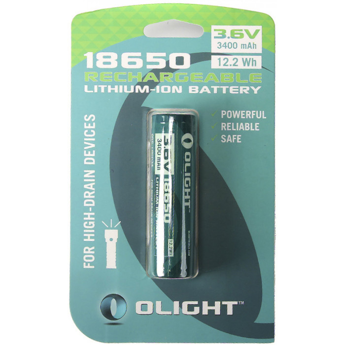 Акумулятор Olight 18650 3.6 V 3400mah 