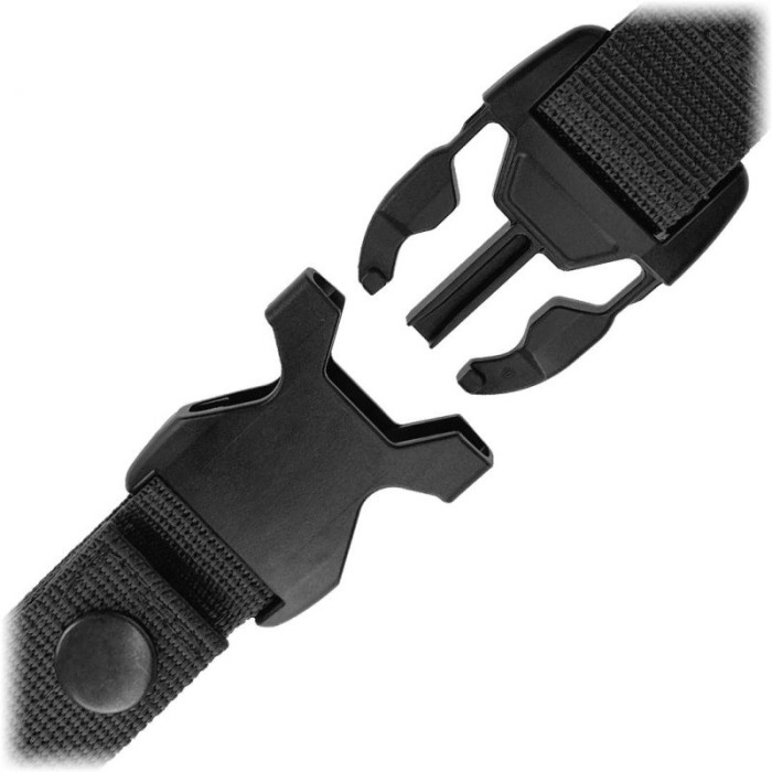 Тренчик страхувальний з карабіном швидкознімний Mad Max black 