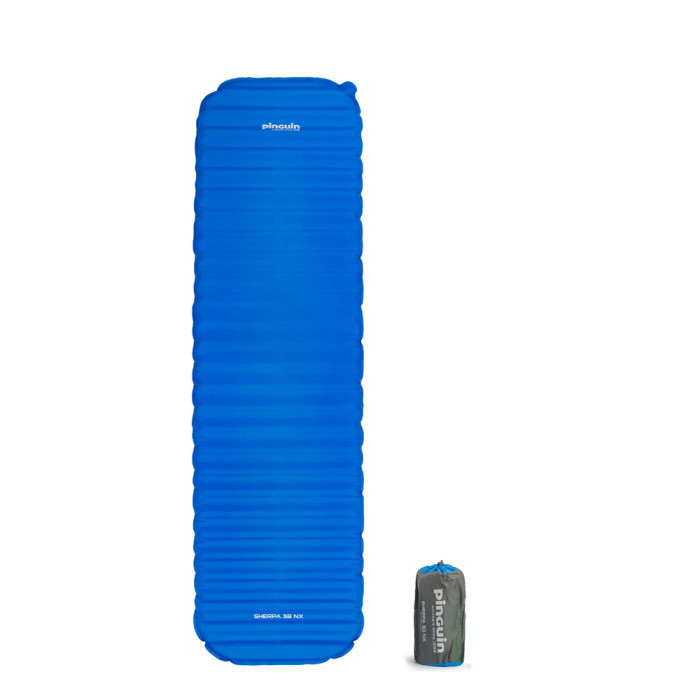 Самонадувний килимок Pinguin Sherpa NX, 186x56x3.8см, Blue (PNG 720358) 