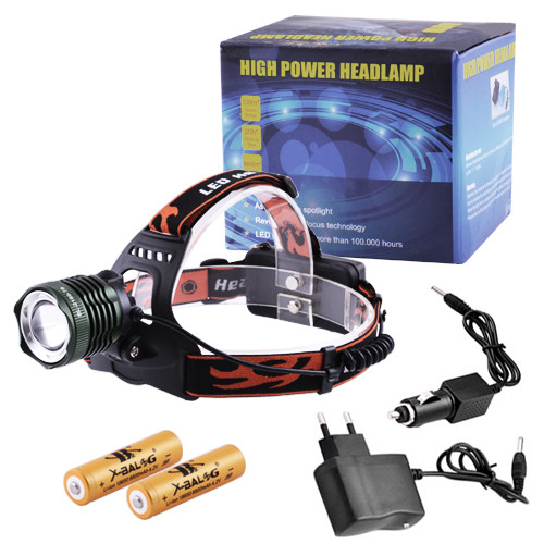 Налобний ліхтар Police 2189-T6, 2x18650 