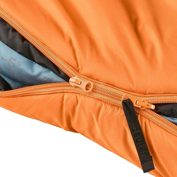 Спальник DEUTER Orbit-5° SL колір 9316 mandarine-slateblue правий 
