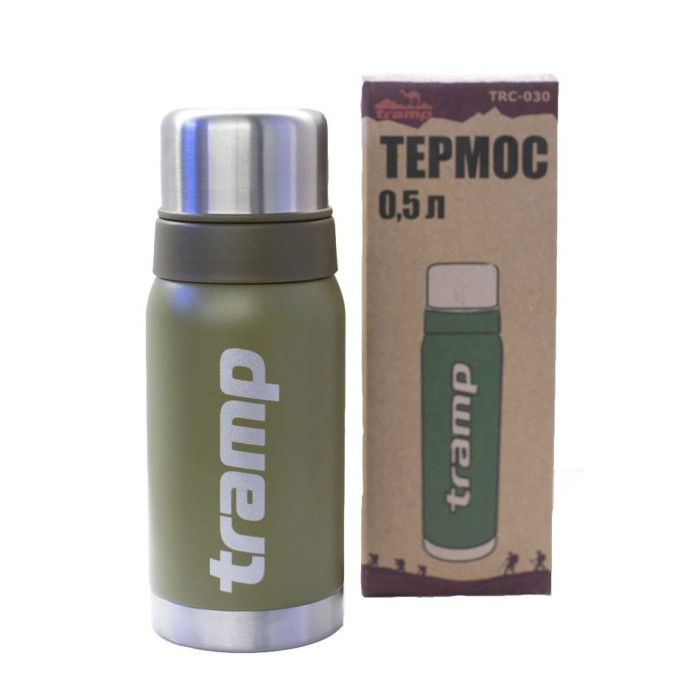 Термос 0,5 л Tramp TRC-030-olive 