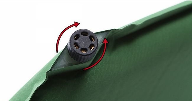 Килимок самонадувний KingCamp Wave Super 3 (KM3582), Green 